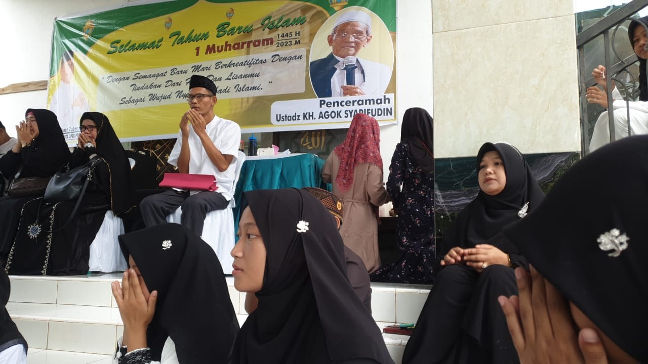 Yayasan Konar Zuber Palembang  adakan Peringatan 1 Muharram 1445 di Masjid Ar Rizko